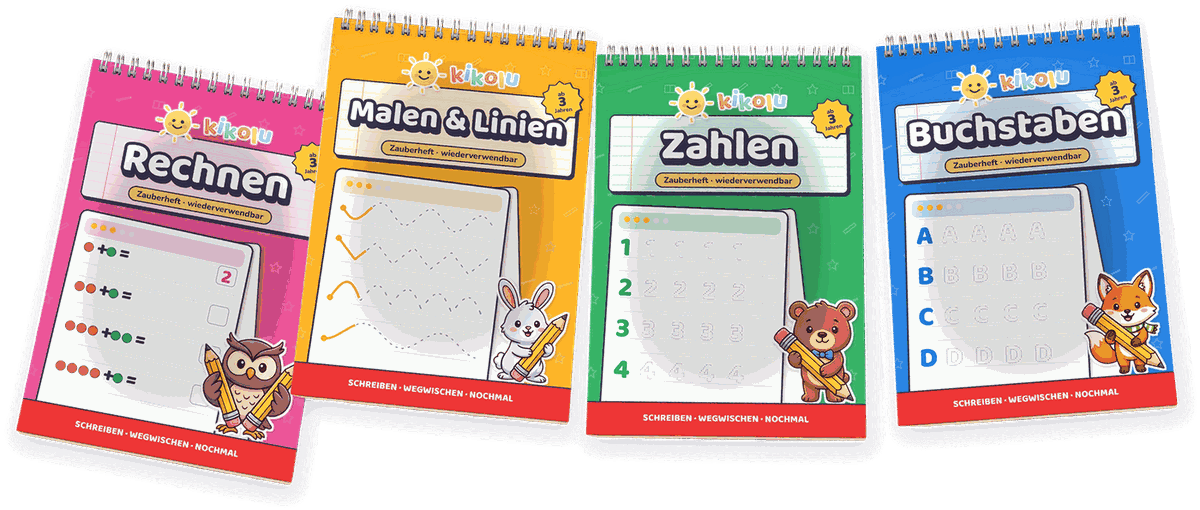 kikolu Zauberhefte 4er-Set
